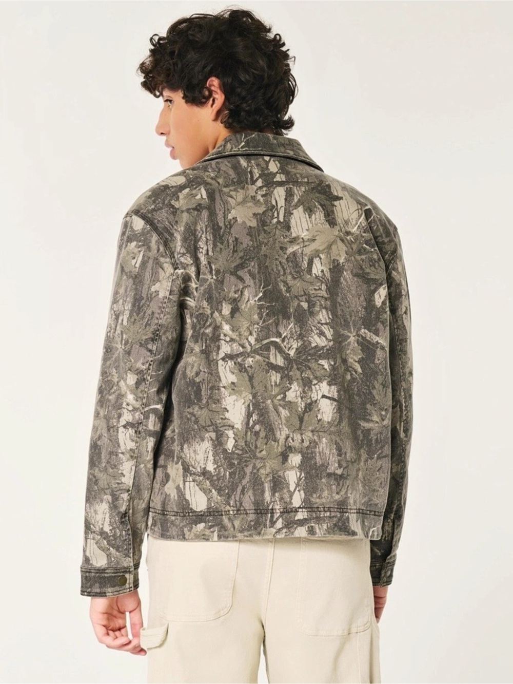 Hollister Men’s Camo Workwear Jacket Camouflage Utility- Size M - Picture 5 of 5